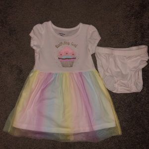 Carter’s Birthday Girl dress and bloomers.